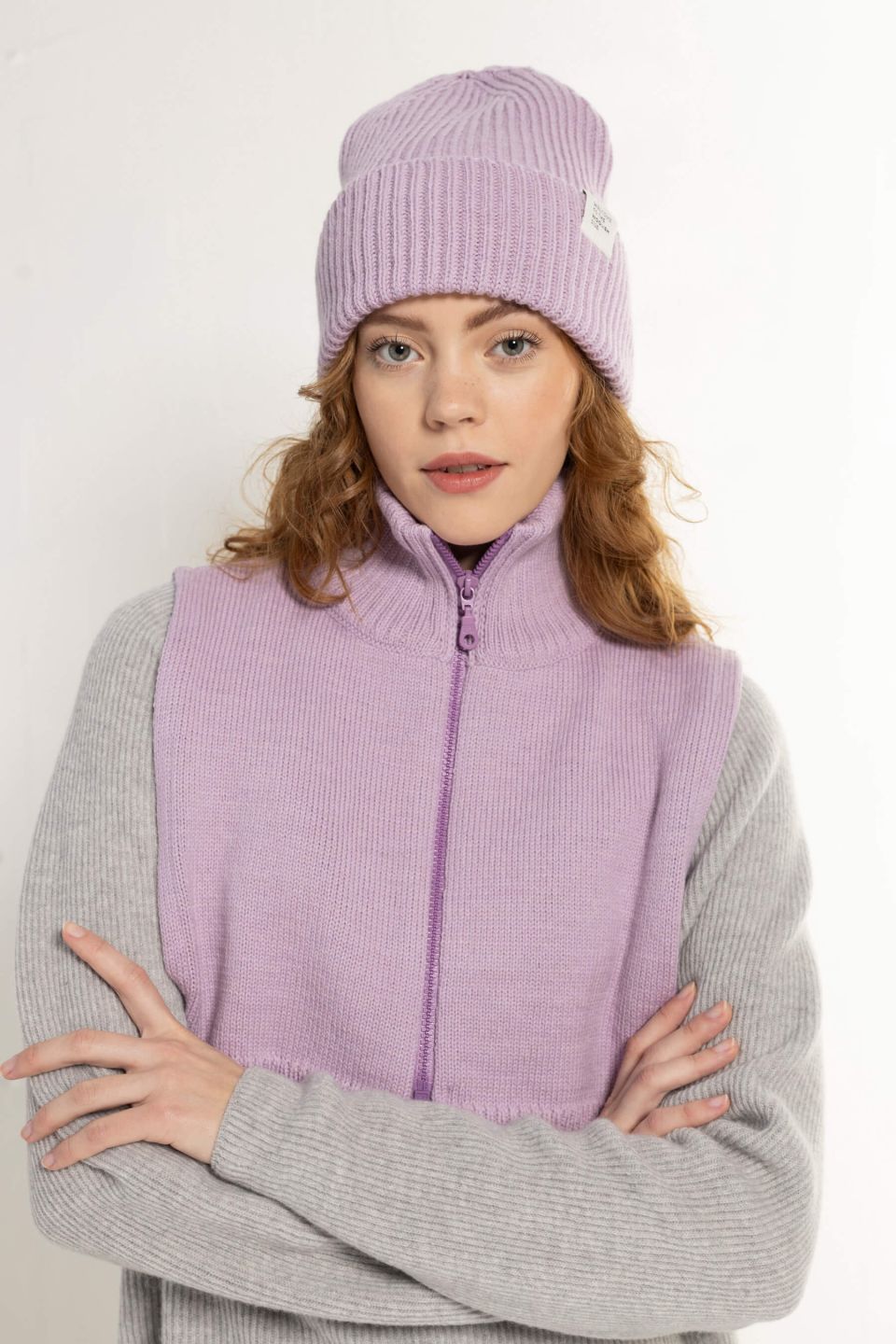 Hiro meriino müts violett