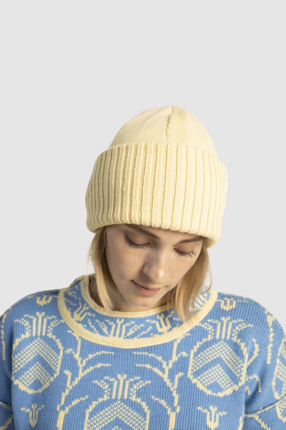 Fuyu meriino müts kollane