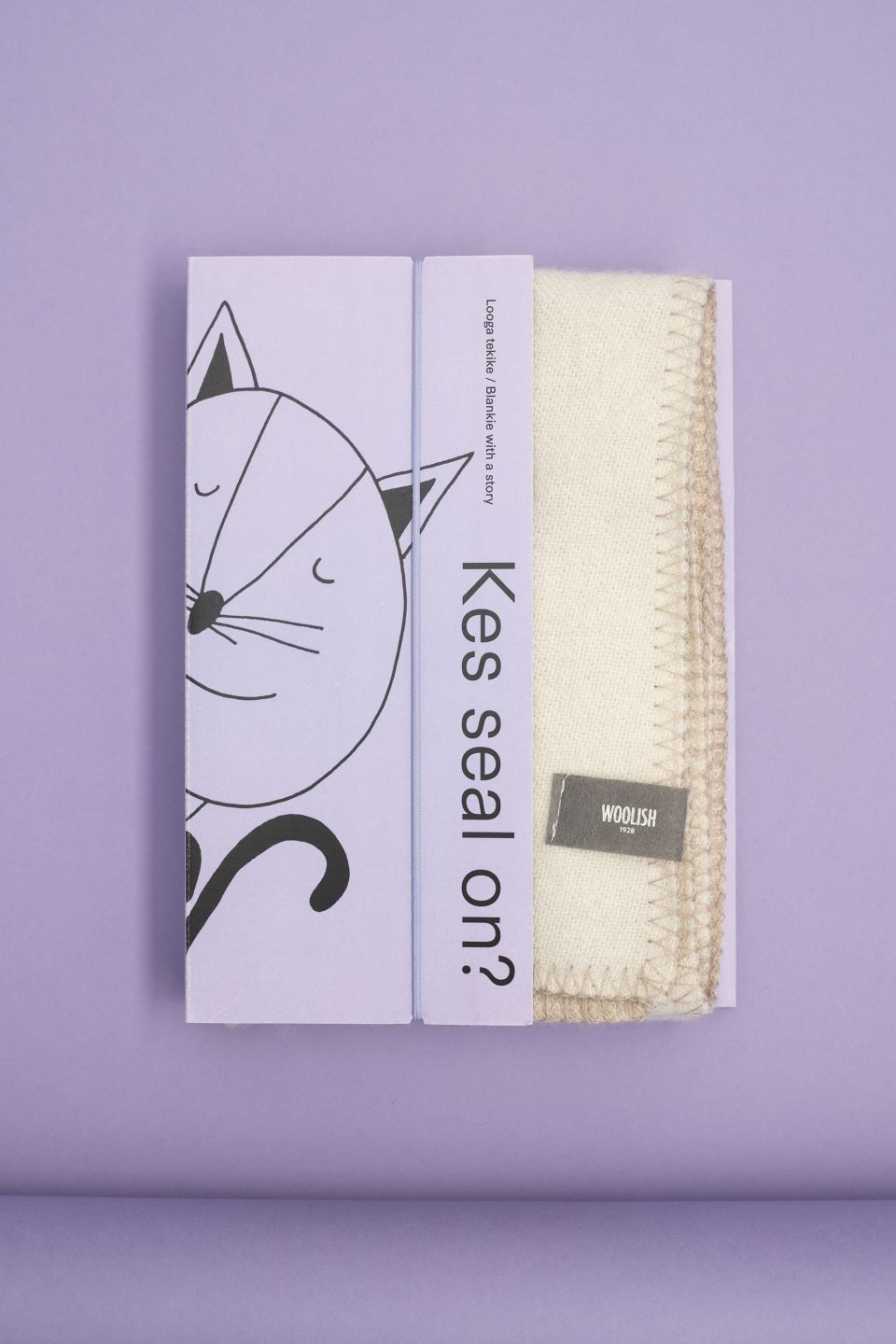 Kes seal on? Kiisu meriinotekike beež / valge