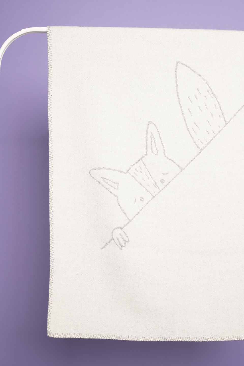 Kes seal on? Rebane meriinotekike hall / valge