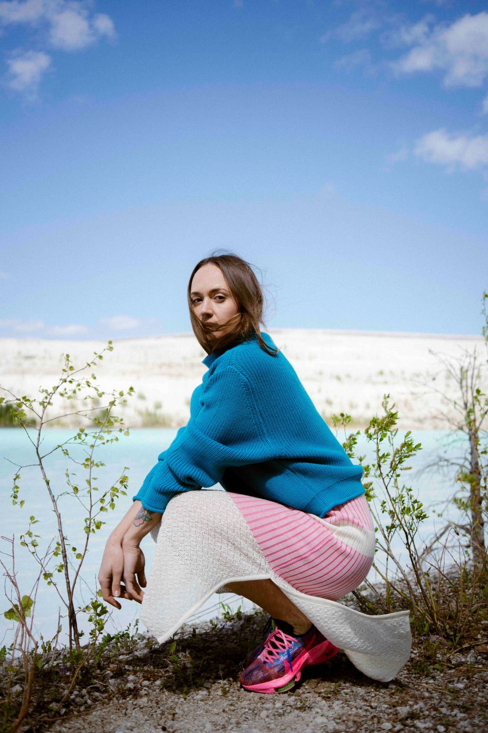 Kamakura meriino kampsun taevasinine