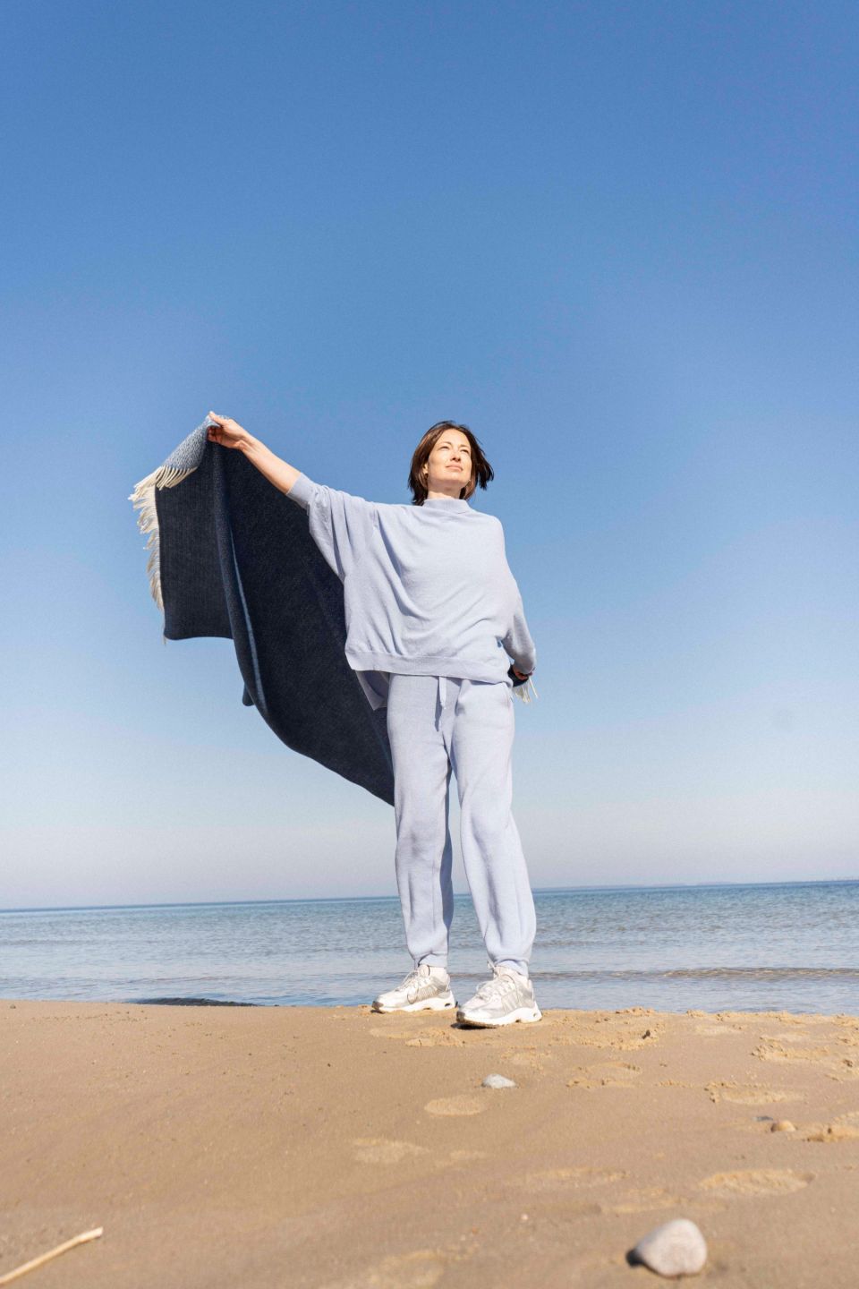 Lily meriino kampsun helesinine