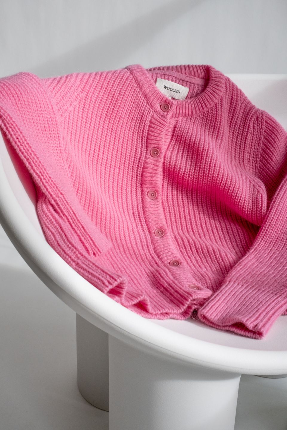 Lola mohäär-villane kardigan roosa