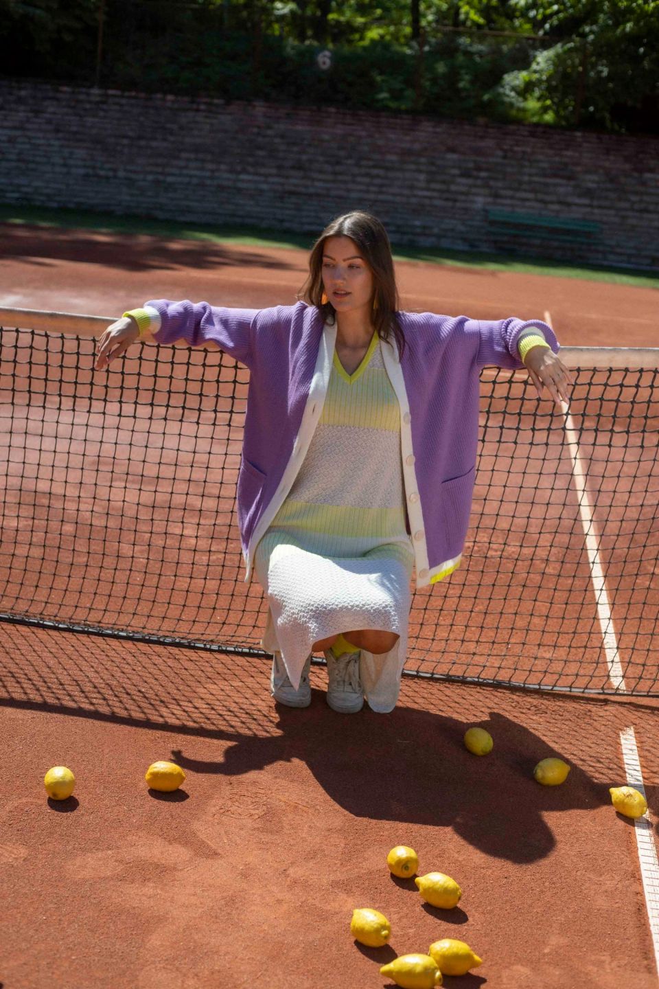 Lemon Sour kardigan violett