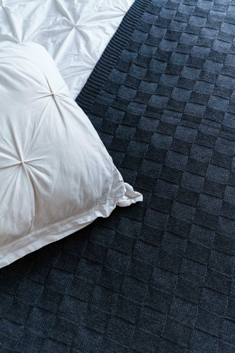 Ruut meriino pleed süsihall