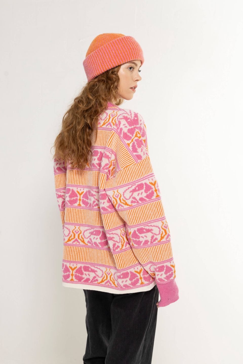 Shrimp meriino kampsun roosa