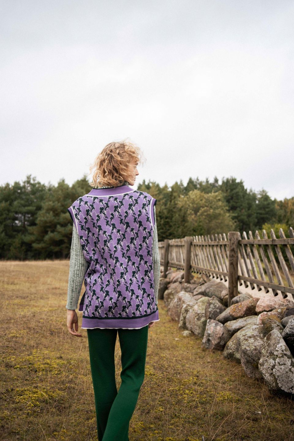 Viola meriino vest violett