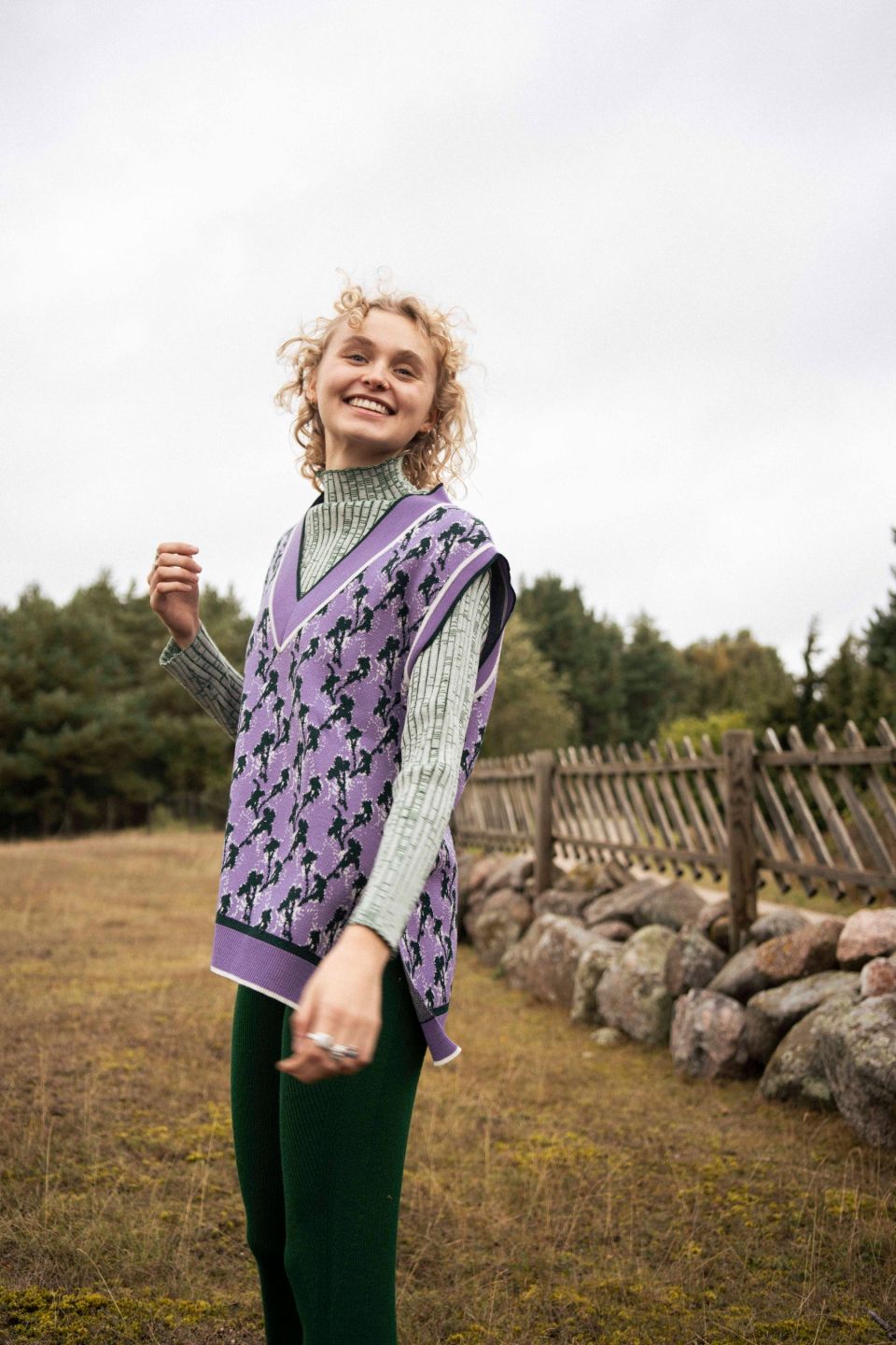 Viola meriino vest violett