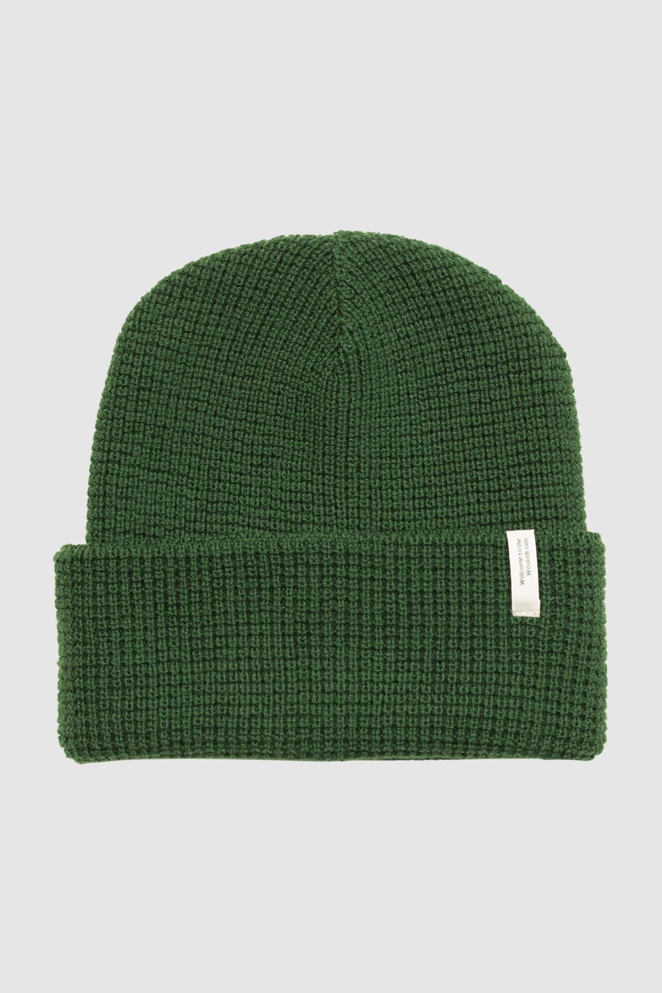 Vahvel meriino müts roheline