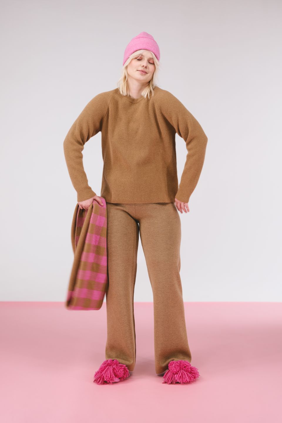 Oita meriino kampsun beež