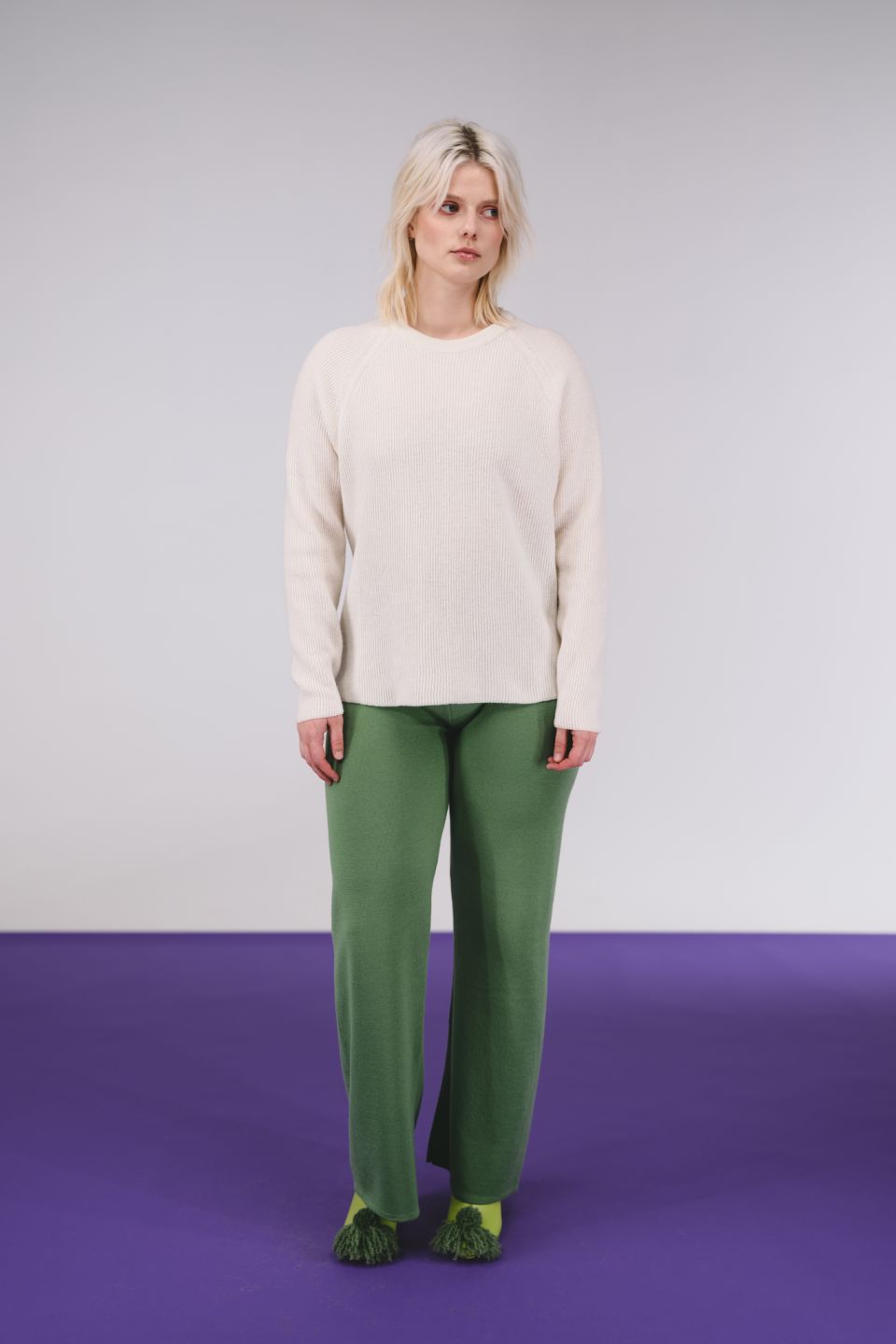 Oita meriino kampsun valge