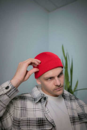 Isu meriino beanie punane