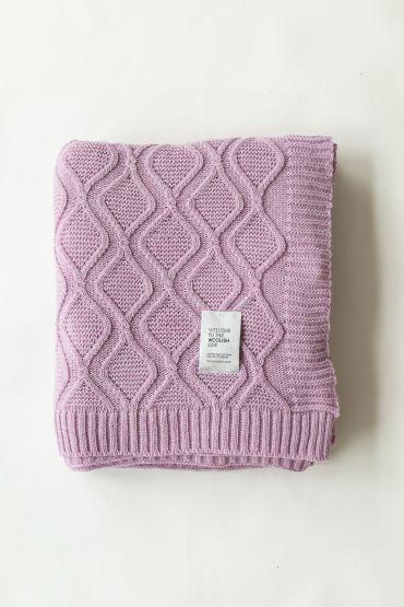 Royal meriino pleed violetne